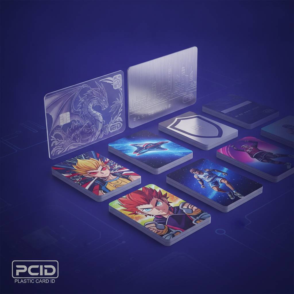 Specialty Cards: Clear Plastic, Metal Cards, and Unique Formats